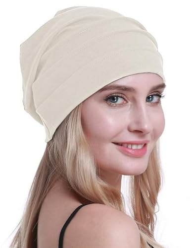 osvyo Copricapo in cotone per chemioterapia, per donne affette da cancro, perdita di capelli, morbido, in confezione sigillata, Taglia unica