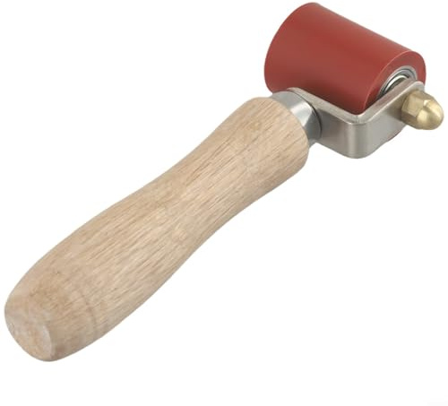 Rouleau de pression manuel en silicone conçu pour améliorer l'efficacité dans la construction en PVC à haute température (rouge)
