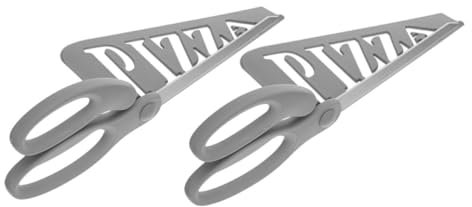 Mikinona 2pezzi Forbici Da Pizza Acciaio Inossidabile Con Manico Removibile Per Uso Cucina Strumento Ergonomico e Facile Da Pulire Per Famiglie e Amanti Della Pizza