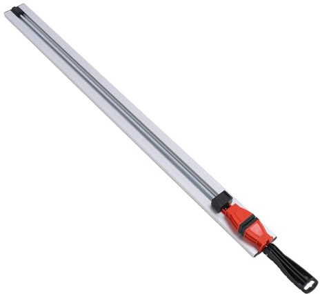 Circular Saw Guide 34.6in Straight Cut Aluminum Alloy Rubber Clamping Pad Guide for Sheet Cutting