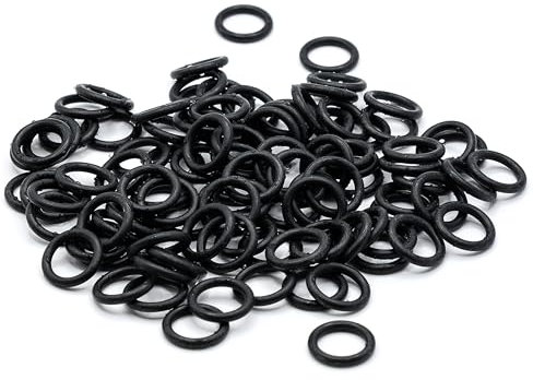 KINETICS LINE O-Ring Dichtungen (12.10 x 2.70 mm) 100 Stück NBR 70 Shore O-Ring Sortiment - ID Ø: 12.10 x STÄRKE Ø 2.70 mm Gummi Dichtringe für Verschiedene Anwendungen (-30°C bis 125°C)