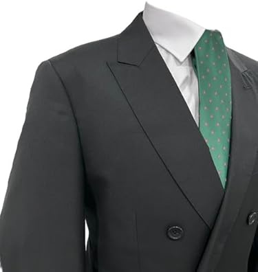 Generico Abito Sartoriale Uomo Doppio Petto in Fresco Lana Tasmania 150' Superextrafine, Slim Fit, Colori Assortiti, Taglie 46-58, Blu, (46 Drop 7, Blu) Primavera Estate