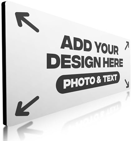 Custom Gaming Mousemat Premium Quality Print Non Slip Base Water Resistant Surface Personalised Desk Pad for Office and Gaming Setup (900x400mm)