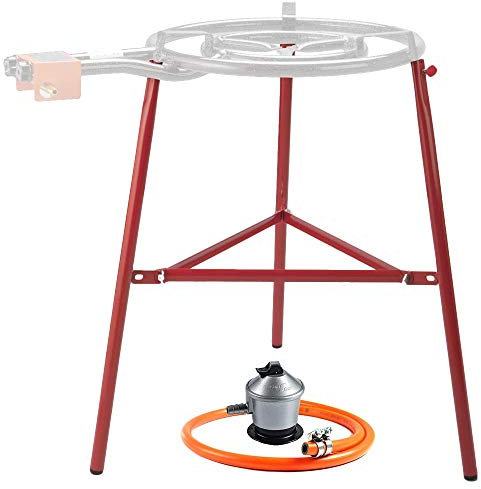 Kit poêle à paella Plus (support renforcé Garcima + régulateur et tuyau Kabra)