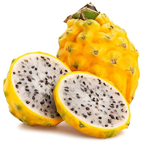 Fresh Yellow Dragon Fruit (Pitaya) – 4 Units ~200g Each | Ultra-Sweet Tropical Fruit | Premium Quality