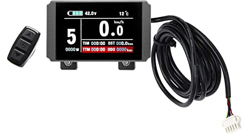 windmeile | Display KT-LCD8H, Bordcomputer, Tachoanzeige, LCD-Display, Beleuchtet, Multifunktional, E-Bike, Elektro Fahrrad, Pedelec, 24V/36V/48V