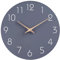 SPORWAY 12 Zoll Wanduhr Modern: Ohne Tickgeräusche, Wohnaccessoires Deko, Quartz Holz Wall Clock für Wohnzimmer Schlafzimmer Küche (Grau)