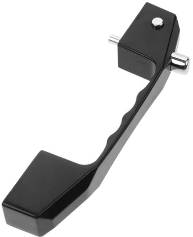 ORFOFE Maniglia Per Porta Armadio e Finestra in Vetro Nera Resistente e Durevole Maniglia Scorrevole Compatta Con Installazione Facile Per Porte e Finestre Scorrevoli Interne