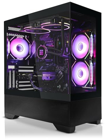 SYSTEMTREFF PC Gamer High-End AMD Ryzen 7 9800X3D 8x5.2GHz | Nvidia RTX 5070 TI 16Go | 1To M.2 NVMe | 32Go DDR5 RAM | Windows 11 | Ordinateur de Bureau pour Les Joueurs, Les Gamers & Streamer