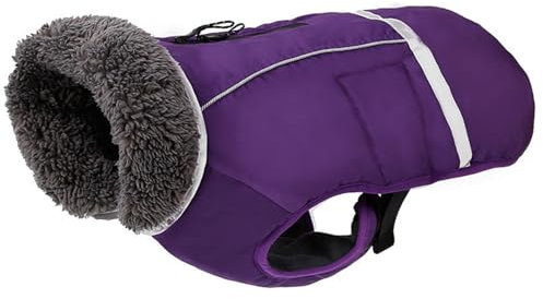 Warmer Hunde-Wintermantel, reflektierende Hundejacken, Hundepuffer-Jacken, Hunde-Oberbekleidung, geeignet für kleine Medien und große Hunde