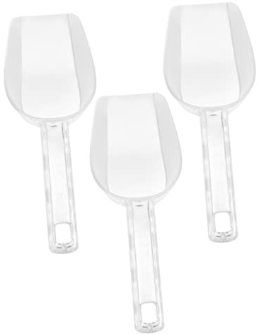 BEBEMOKO 3piezas Pala De Hielo Acrílica Espesada Pala Para y Alimentos Práctica Para Cereales y Secos