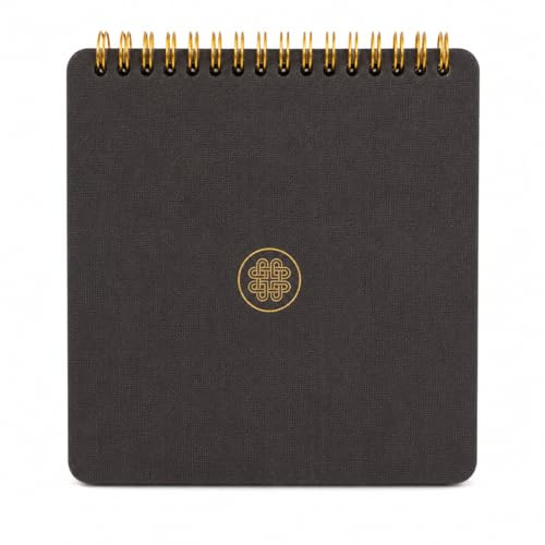 Pebble Black | Zenn Meditation Art | Libro da colorare mandala per adulti | Dipingere + scrittura Mindfulness Journal for Calm Creativity Play | Formato da viaggio | Zenn Meditation Art