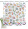 Home fashion Schlaufenraffrollo Voile Digitaldruck Sybil, Polyester, Multicolor, 140 x 60 cm