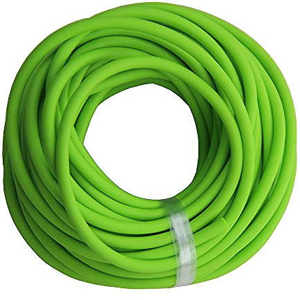 Mangobuy UP100 10 Meters 3 x 6mm Natural Rubber Latex Band for Slingshot Catapult Speargun Band Surgical Workout Replacement (Green)
