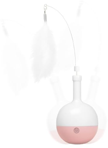 Quzente Jouets pour Chat | Distributeur de friandises interactif | pour Chat | pour Chatons, Animaux domestiques, Chats, Joueurs, intérieur, consommant de l'énergie, Exercice, entraînement