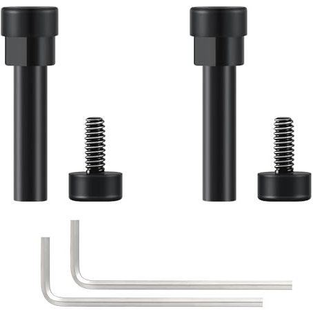 QC35 Hinge Screws Metal Hinge Swivel Screw AHBTEYM Hinge Pins Replacement Parts Accessories with 2 x Screwdrivers Compatible with Bose QuietComfort 35 II/QC45/QC25 Headphones (Black)
