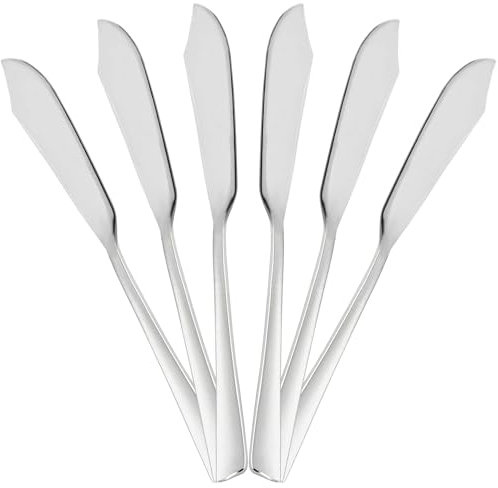 Coltelli da tavola per pesce acciaio inox lucidatura degli specchi 6 pezzi pala per pesce coltelli da pesce tavola