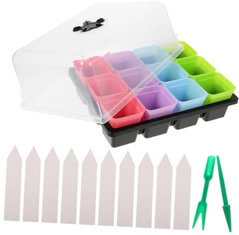 BESPORTBLE 1ensemble Pots à Germination Plastique De Pot De Culture avec Drainage pour Plantes Succulentes Et Fleurs pour Jardinage Intérieur Et Extérieur