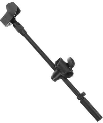 FUNOMOCYA Brazo Soporte Micrófono Metálico Ajustable Con Pinza y Doble Clip Para Estudio y Streaming Compatible Con Móviles y Micrófonos Profesionales Resistente y Versátil