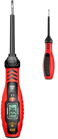 Pluma del probador de tensión - Bolígrafo dels probador eléctrico - Detector de circuitos sin contacto | Detector de tensión sin contacto precisión 2 en 1 Bolígrafos dels destornillador, pruebas