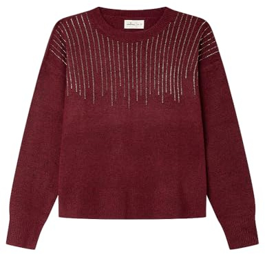 SPRINGFIELD LS Front Strass Sweater Sweater Mujer