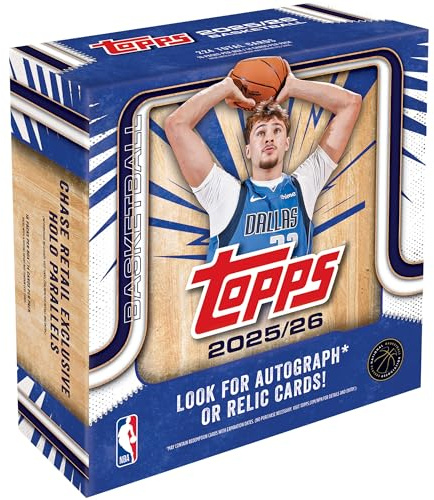 2025-26 Topps Basketball – Fabrikversiegelt – Mega-Box