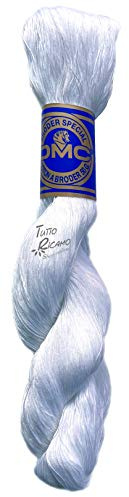 DMC Art.122 -Filato da Ricamo matassa 50 Grammi (Bianco 5200, n. 25)