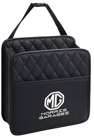 VTANOK Aufbewahrungstasche Zwischen Autositzen,für MG ZS EV HS MG3 MG5 MG6 EZS 2018-2023 Auto Autositztasche Leder Lederhandtaschenhalter Autotaschen