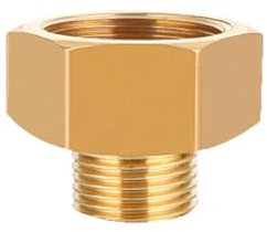 XSDSM Brass Reducer Reducing Tap Adapter G3/4 Internal Thread to G3/8 External Thread Reducer for Pipe Conversion Connection
