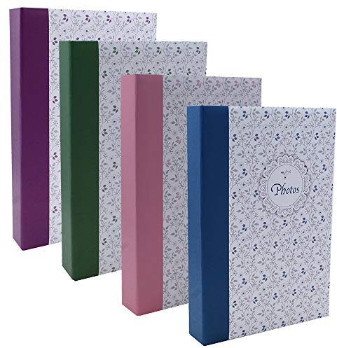 CPC Lot de 4 Albums Photos Viva à Pochettes 10x15 pour 300 Photos