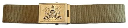 Cintura militare fibbia mod. Esercito Italiano (145 cm, Kaki)