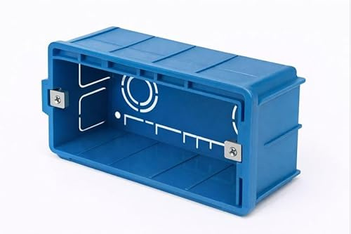 Cassetta Combinata da Incasso Muro 4 Posti Modello MAGNUM – Inserti in Ferro Zincato – IP40 – Scatola Elettrica Rinforzata – LEMAG SRL