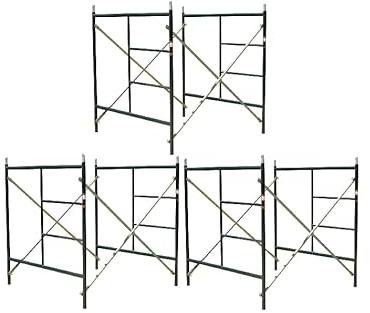 CBM Scaffold 3 Stack-able Scaffold 5Ft. x 5Ft. x 7Ft Box Frame Set Model # FF551S (Flip Lock)