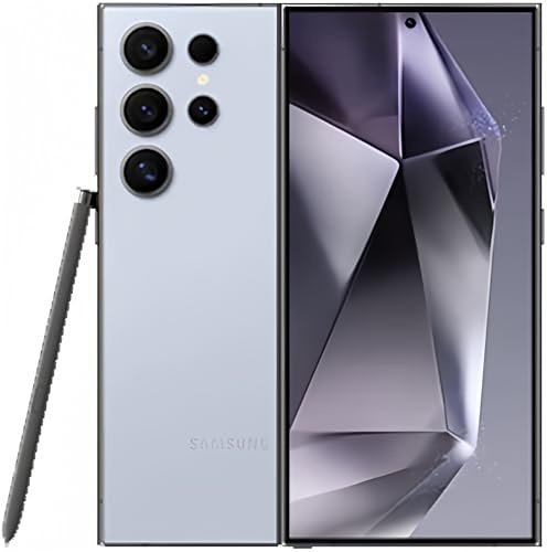 Samsung Galaxy S24 Ultra Smartphone, Android-Handy ohne Vertrag, 12GB RAM, 1TB Speicher, 200-MP-Kamera, Lange Akkulaufzeit, Titanium Blue