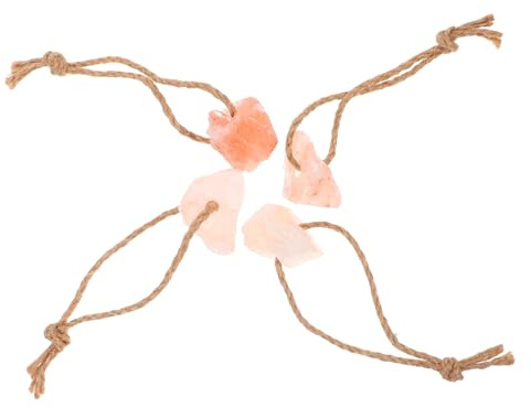 Abaodam Blocco di Sale da Leccare per Cavalli Bovini e Cervi Set da 4 Pezzi da 30-50 G Sale Minerale Naturale Rosa delle Montagne per Alimentazione Animale e Supporto Immunitario