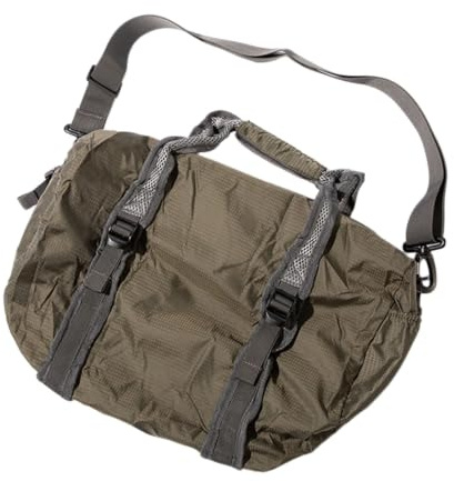 Bolsa de transporte lista para salpicaduras con correas de hebilla frontal, correa de hombro ajustable y asas superiores para uso plegable de viaje, bolsa de transporte plegable, correa de hombro para