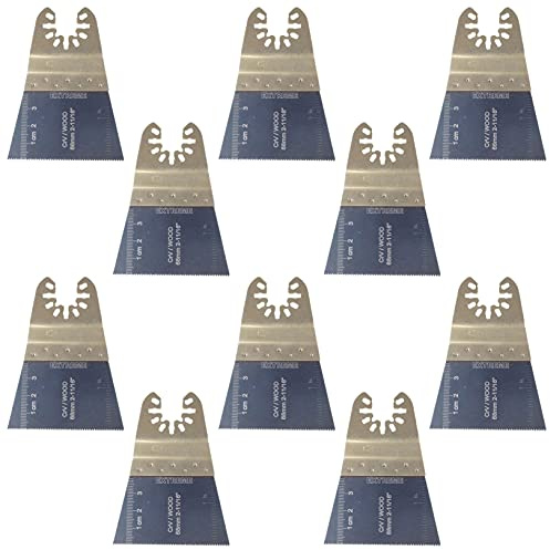SabreCut 10pcs SP65F_10 65mm Fin Tand Snabbfäste Trä Multiverktygsblad