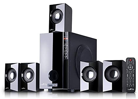 BEFREE SOUND Sistema di altoparlanti audio surround Bluetooth a 5.1 canali di colore nero