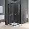 Duschkabine Schwarz, Duschkabine 80x80cm Eckeinstieg Schwarz Duschkabine Schiebetür 6mm ESG Glas Duschabtrennung Dusche Duschwand Höhe 185cm