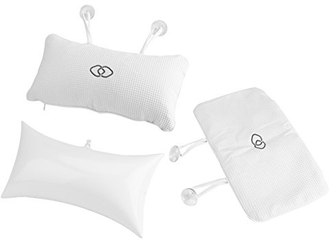 Coussin Baignoire,Oreiller De Bain,Coussin Baignoire,Coussin Baignoire Adulte,Almohada Plastificada Ducha,Appui-Tête Pour Baignoire,Oreillers De Bain Pour Baignoire,Soutien Du Cou,Oreillers De Baignoi