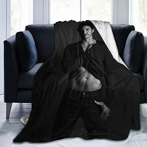 LOUJIN Pedro Actor Pascal flanella coperta di biancheria da letto coperta in pile morbido Thow coperte aria condizionata coperta per divano 125 cm x 100 cm