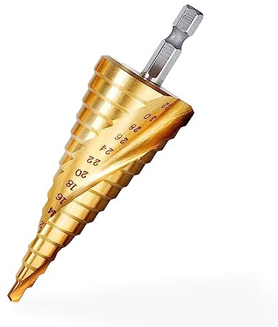 4-32mm Drill Step, High Speed Steel Cone Cutter, for Thin Iron, Aluminium and Wood Panels etc
