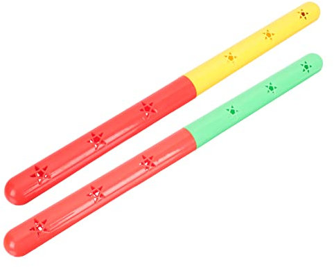 Sosoport 2stücke Zweifarbige Staffelstäbe Wettkampf-staffelstäbe Abs-stöcke Rennwerkzeug