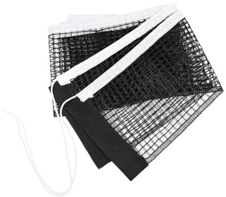 Tomedeks Ersatz-Netz für Tischtennisplatten, Polyesterfaser Tischtennis Ersatznetz, tragbares Ping Pong Netz für Outdoor & Indoor, Schwarz，tischtennisnetz für jeden Tisch(Norm)