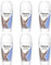 6x Rexona Maximum Protection Clean Scent Deo Roll-On Anti Transpirant 48h schutz (6er Pack)
