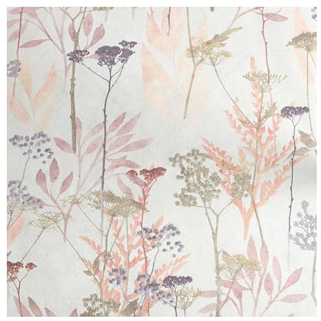 Superfresco Easy Solstice Pink Floral Wallpaper| Paste The Wall | Pink Floral | Eco-Friendly