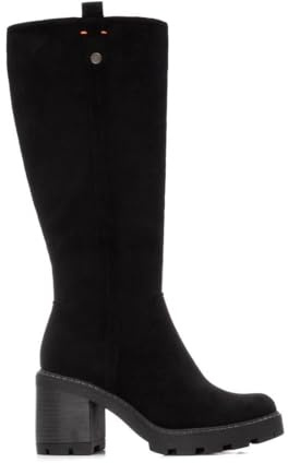 REFRESH - Botte femme Femme Noir - Chaussures confortables et polyvalentes - Mode décontractée - Modèle 17303303 (Taille39)