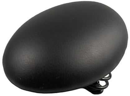 Mikikit Noseless Bike Seat Cushion Shock Absorbent Saddle with High Elastic Springs Universal Cycling Pad Comfortable for Men and Women 8.46X5.51X3.93 Inches