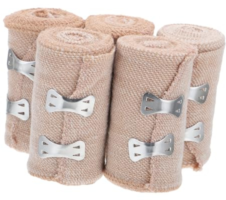 MOTHNUR 5 Pièces Bandages Élastiques Auto Adhésifs Bande Non Tissée Respirante pour Sport Protection et Maintien des Doigts et Plaies Confortable et Résistant