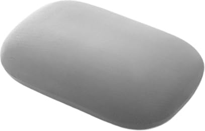 MotiveTech Cuscino Cervicale Memory Foam Schiuma Adattiva Cuscino da Viaggio Piccolo Compatto Adatto a Sonno Ufficio Bambini Animali Domestici, Grigio